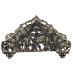 Fine 925 Sterling Silver Handmade Open Multi Star Pierced Ornate Napkin Holder