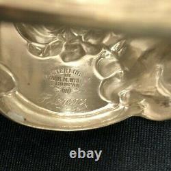 Florence Lily Sterling Silver Napkin Ring Frank Whiting No Monogram Vtg Antique