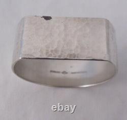Gaylord Sterling Silver Napkin Ring Arts & Crafts Hammered