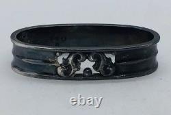 Georg Jensen Denmark Antique Sterling Silver Napkin Ring 110B