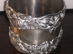 Gorham B208 Pond Lily Sterling Silver Ring Napkin Ring withMonogram