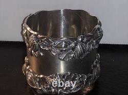 Gorham B208 Pond Lily Sterling Silver Ring Napkin Ring withMonogram