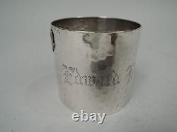 Gorham Napkin Ring 675 Antique Japonesque American Mixed Metal Sterling Silver