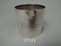 Gorham Napkin Ring 675 Antique Japonesque American Mixed Metal Sterling Silver