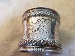 Gorham Sterling Silver Large Round Victorian NAPKIN RING 1.75 x 1.75 28 grams