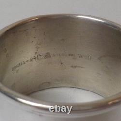 Gorham Sterling Silver Napkin Ring, Engraved Christina, 40 grams