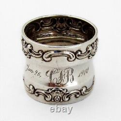 Gorham Strasbourg Napkin Ring Sterling Silver Mono