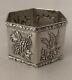 Great American Aesthetic Sterling Coin Silver Birds Flowers Grapes Napkin Ring