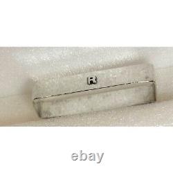 Heavy Handmade Lebolt Hammered Sterling Silver Napkin Ring Monogrammed R 1930s