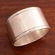 Heavy Peter Erickson Modernist Sterling Silver Napkin Ring Refined No Monogram