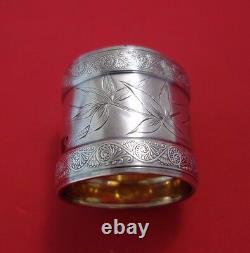 Hindostanee by Gorham Sterling Silver Napkin Ring GW BC withButterfly and Foliage