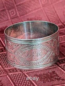 Kerr and Thorne Sterling Silver Napkin Ring 1870's