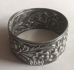 Kirk Repousse Sterling Silver Napkin Ring Unmonogrammed