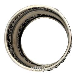 Lancaster by Gorham with Rose Design Sterling Silver Napkin Ring 22 grams