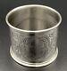 Large 800 Sterling Silver Napkin Ring Name Engraved Vater