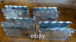 Lot Of Four Sterling Silver Napkin Holders, MADE IN BOLIVIA