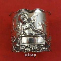 Love Disarmed by Reed and Barton Sterling Silver Napkin Ring Cherub 2ozt 1 3/4