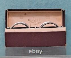 Mappin & Webb Sterling Napkin Rings 1.75D 1W 2.07 ozt. 1954 Mono