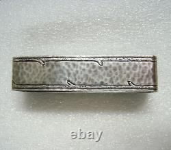 Marshall Field Colonial Sterling Silver Napkin Ring 36gr Hammered Tree Branch MF