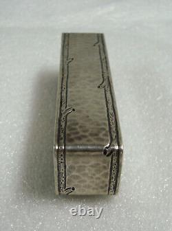 Marshall Field Colonial Sterling Silver Napkin Ring 36gr Hammered Tree Branch MF