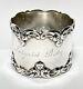 Napkin Ring English Sterling Silver Margaret Betty Ornate 27 G Antique