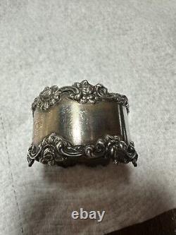 Napkin Ring Shreve Sterling Silver Mono H