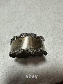 Napkin Ring Shreve Sterling Silver Mono Helene