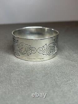 OLD MARYLAND Pattern S KIRK & SON Sterling Silver Napkin Ring NOT MONOGRAMMED