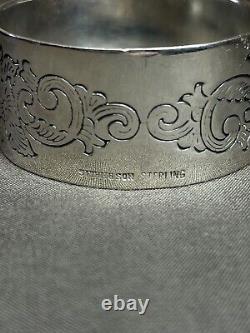 OLD MARYLAND Pattern S KIRK & SON Sterling Silver Napkin Ring NOT MONOGRAMMED