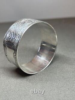 OLD MARYLAND Pattern S KIRK & SON Sterling Silver Napkin Ring NOT MONOGRAMMED