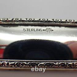 Oval Napkin Ring Webster Sterling Silver Mono Jan