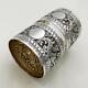 Pair Napkin Rings Sterling Silver Victorian Indian Style London 1880