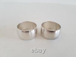Pair Napkin Rings 925er Sterling Silver Tiffany & Co