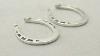 Pair Of Sterling Silver Napkin Rings In The Form Of Horseshoes George Vi Ac Silver A3861