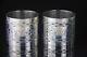 Pair Of Antique American Victorian Sterling Silver Napkin Rings With Mono 2.35 Ozt