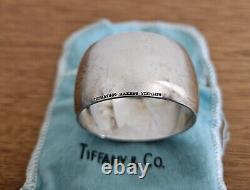 Pair of Tiffany & Co Sterling Silver Monogram AE EE Napkin Rings