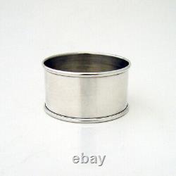 Plain Design Napkin Ring Gorham Sterling Silver No Mono