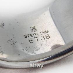 Plain Heavyweight Napkin Ring Bold Rims Towle Sterling Silver