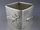 Rare Sterling Tiffany & Co Napkin Ring With Applied Silver Fish & Seaweed