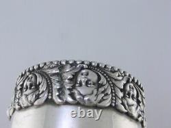 Rare Sterling TIFFANY & CO Napkin Ring with multiple Cherub faces 1.95ozt