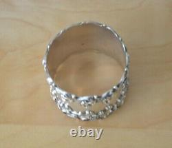 Rococo Woodside Sterling Silver Napkin Ring