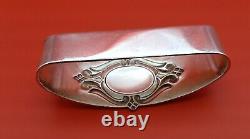 Royal Danish Oval Napkin Ring International Sterling Silver Mono Ray