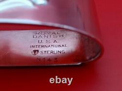 Royal Danish Oval Napkin Ring International Sterling Silver Mono Ruth