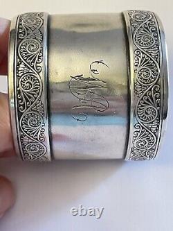 SALE 1880 Gorham Scroll Napkin Ring Sterling Silver 925 33 G 1 3/4 W MONO