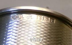 STERLING SILVER NAPKIN RING English HBROS Birmingham Hallmarks Mono