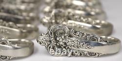 Set of 12 Wallace Sterling Grande Baroque Napkin Clips