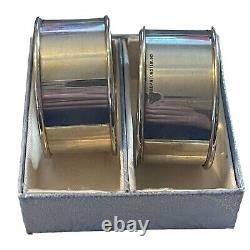 Set of 6 Reed & Barton Sterling Silver Napkin Ring Holders