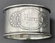 Silver Napkin Ring Name Engraved Harry Norwegian Not Sterling 830s Silver