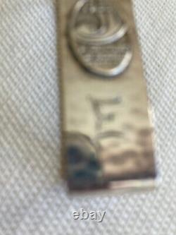 Sterling Silver Hammered Napkin Ring Commemorating Century of Progress. Rare
