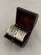 Sterling Silver Napkin Rings 1963 London Mappin & Webb Heavy & High Quality